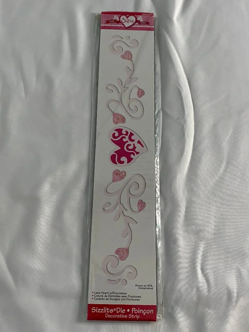 Sizzix Sizzlits Lace Heart & Flourishes Decorative Strip Die